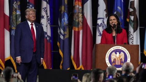 Watch: Trump, Tulsi Gabbard hold town hall in Wisconsin.